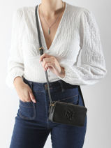 Cross Body Tas Anstey Leder Lauren ralph lauren Zwart anstey 32951475-vue-porte