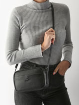 Sac Bandoulire City Court Cuir Lacoste Noir city court NF4506IE-vue-porte