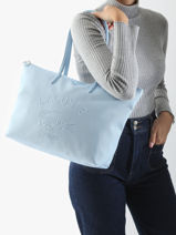 Cabas L.12.12 Concept Lacoste Bleu l.12.12 concept NF4747SJ-vue-porte
