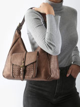 Sac Port paule Rome Miniprix Marron rome 19352-vue-porte