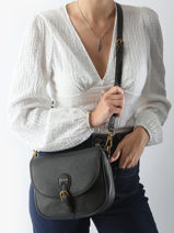 Sac Bandoulire Vintage Cuir Nat et nin Marron vintage OLIVIA-vue-porte