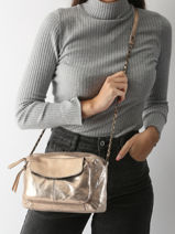 Sac Bandoulire Naina Cuir Pieces Or naina 17087872-vue-porte