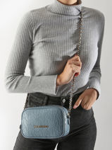 Sac Bandoulire Relax Valentino Bleu relax VBS6V006-vue-porte