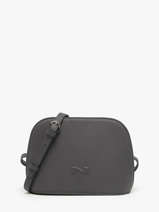Sac Bandoulire Lilou Cuir Nathan baume Gris egee 2