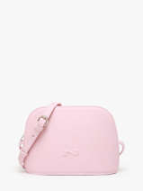 Sac Bandoulire Lilou Cuir Nathan baume Rose egee 2