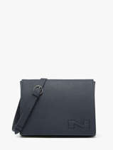 Sac Bandoulire Brugge Cuir Nathan baume Bleu n city 2