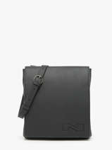 Sac Bandoulire Dinant Cuir Nathan baume Noir n city 3