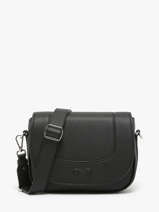 Sac Bandoulire Ponant Cuir Nathan baume Noir regate 10