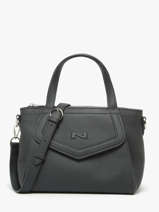 Handtas Cacao Leder Nathan baume Zwart candy 6