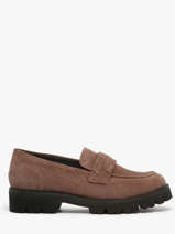Mocassins Uit Leder Myma Bruin women 2