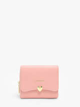 Porte-monnaie Porte-cartes Miniprix Rose love BY769