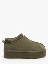 Enkellaarsjes Eggy Platform Colors of california Groen women CYWPLA09