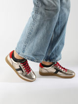 Sneakers Solveig En Cuir Maison toufet Multicolore women CO33197C-vue-porte