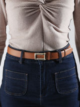 Ceinture Ajustable Lancel Marron angele A13256-vue-porte