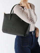 Sac � Main Tina Cuir Nathan baume Noir victoria 87-vue-porte