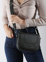 Sac Bandoulire Ponant Cuir Nathan baume Noir regate 10-vue-porte