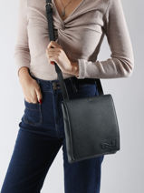 Sac Bandoulire Dinant Cuir Nathan baume Bleu n city 3-vue-porte