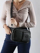Sac Bandoulire Racing Cuir Nathan baume Noir n city 28-vue-porte