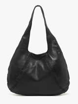 Sac Port paule Milan Cuir Basilic pepper Noir milan BMIL01