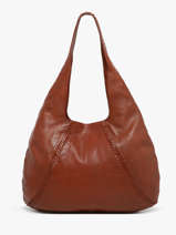 Sac Port� �paule Milan Cuir Basilic pepper Marron milan BMIL01