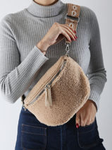 Sac Banane Miniprix Gris sangle 2-vue-porte