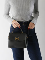 Sac Bandoulire Grained Miniprix Noir grained DQ8688-vue-porte