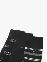 Chaussettes Tommy hilfiger Noir socks 71229783-vue-porte