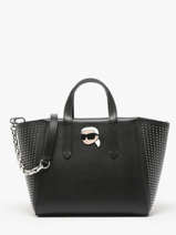 Sac Port Main K Ikonic 2.0 Cuir Karl lagerfeld Noir k ikonic 2.0 246W3030