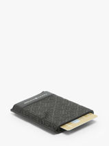 Portefeuille Monogram Tommy hilfiger Noir monogram AM12783-vue-porte