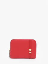 Porte-monnaie Porte-cartes Miniprix Rouge love 78SM2643
