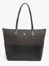 Schoudertas Th Jacquard Tommy hilfiger Zwart th jacquard AW17070