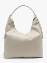 Schoudertas Caviar Leder Milano Beige caviar CA24091