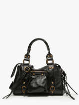 Sac Bandoulire Nine Cuir Milano Noir nine NI24091