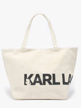Cabas K Essential Coton Karl lagerfeld Blanc k essential 246W3886
