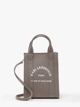 Sac Bandoulire Xs Rsg Coton Karl lagerfeld Beige rsg 246W3890