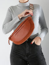 Sac Banane Pieces Marron rihina 17153259-vue-porte