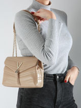 Sac Bandouli�re Privilege Valentino Beige privilege VBS8DN10-vue-porte