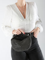 Sac De Soire Miniprix Noir strass GL37003-vue-porte