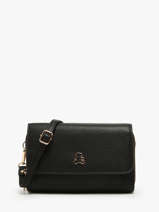 Sac Bandoulire Zip Lulu castagnette Noir zip WISH