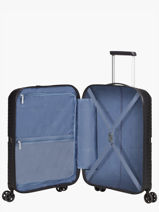 Uitbreidbare Handbagage American tourister Zwart airconic 128186-vue-porte