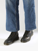 Enkellaarsjes 1460 Uit Leder Dr martens Zwart women 32070001-vue-porte