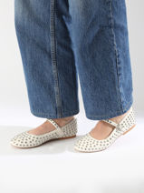 Ballerines Vinetta-r Steve madden Blanc women Vinetta-R Sandal RHINESTONE-vue-porte