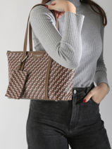 Sac Port paule Paris Miniprix Marron paris F8545-vue-porte