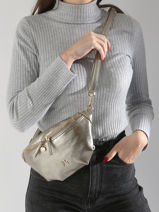 Sac Banane Lulu castagnette Argent bright WITLEY-vue-porte