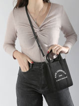 Cross Body Tas Xs Rsg Katoen Karl lagerfeld Zwart rsg 246W3890-vue-porte