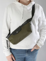 Longchamp Le pliage energy Buideltasje Groen-vue-porte
