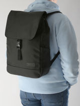 Rugzak 1 Compartiment Met 16" Laptopvak Eastpak Zwart cnnct f EK0A5BJH-vue-porte