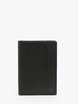Portefeuille Cuir Serge blanco Noir vancouver VAN21021