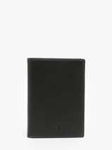 Portefeuille Cuir Serge blanco Noir marfa MAR21013