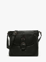 Cross Body Tas Utility Leder Basilic pepper Zwart utility BUTI06